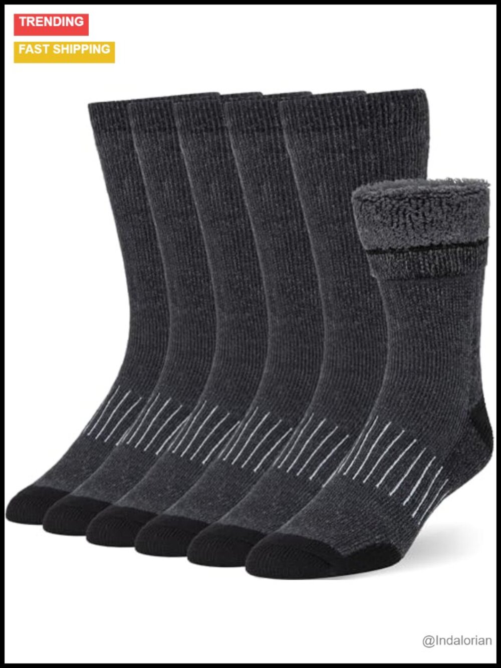 Wool Socks for Men & Women Merino Thermal Warm Cozy Winter Boot Socks